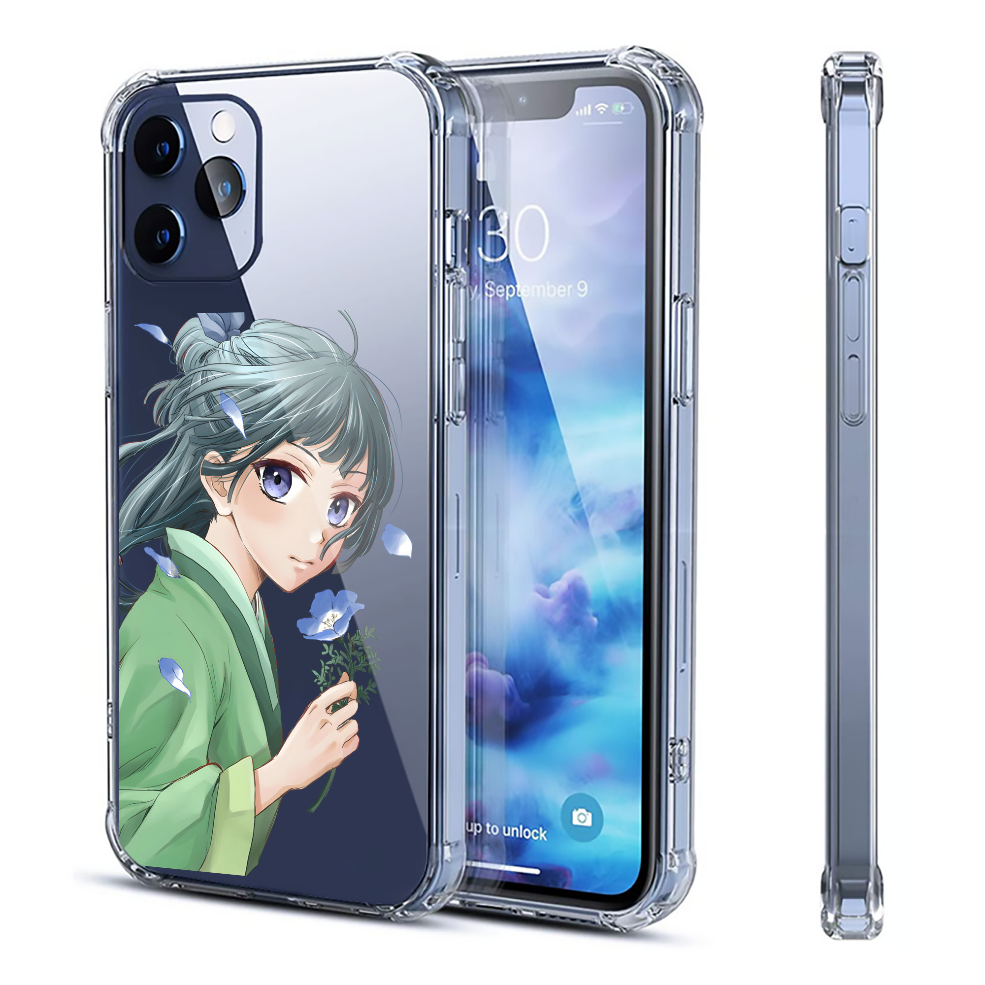（画像用） 薬屋のひとりごと The Apothecary Diaries 【iPhone 12シリーズ対応】透明スマホケース（クリアソフトケース）